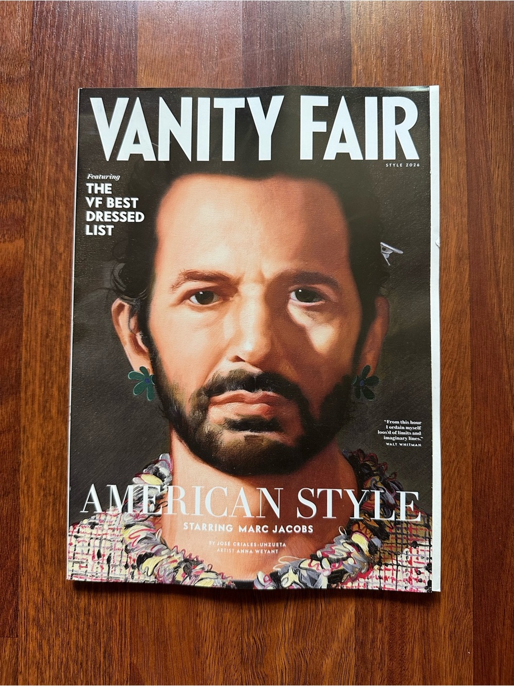 Vanity Fair Magazine - Marc Jacobs - Style 2026